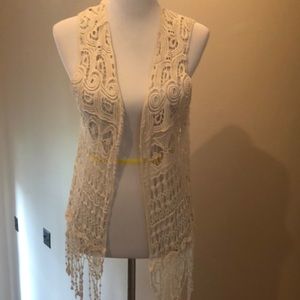 Crocheted Lace vest